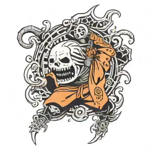 reaper death seal naruto tattoo design idea