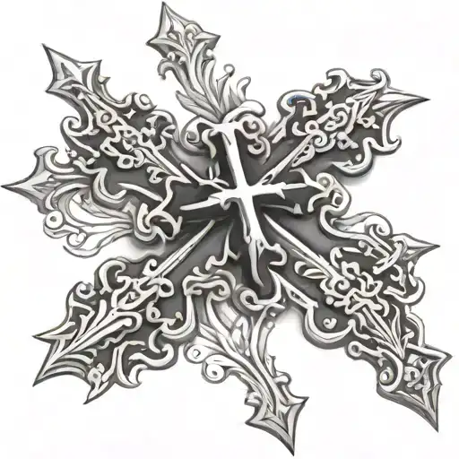 orthodox cross tattoo tattoo design idea