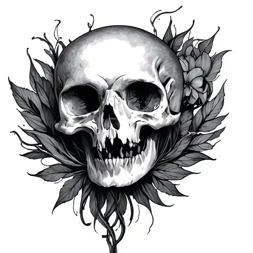 Genital tattoo design idea