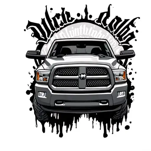Dodge Ram tattoo design idea