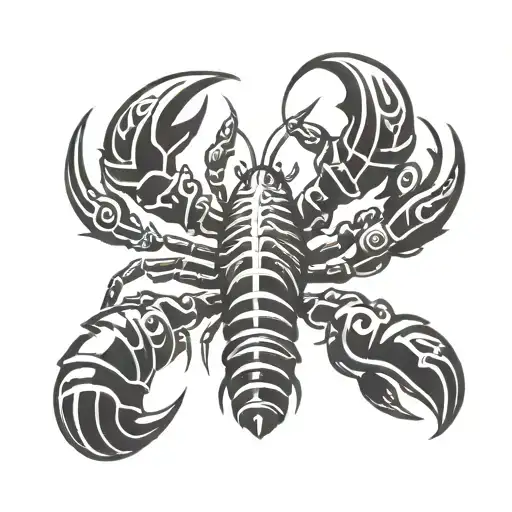 lobster tattoo design idea