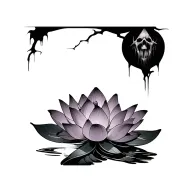 Lotus tattoo design idea