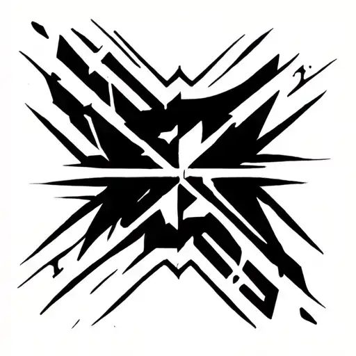 very tuff small cyber sigilism tattoo on forearm tattoo design idea