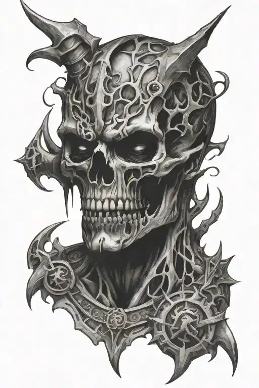Khorne tattoo design idea