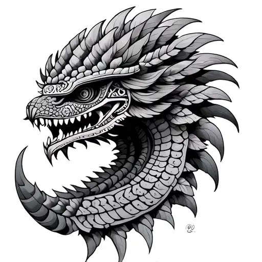Kukulkan tattoo design idea