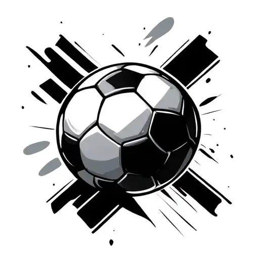 Portuguese soccer cross with soccer ball tattoo design idea