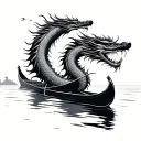 Dragon Boat tattoo design idea