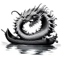 Dragon Boat tattoo design idea