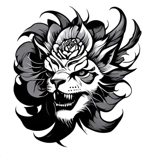 Fearless tattoo design idea