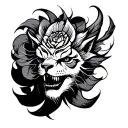 Fearless tattoo design idea