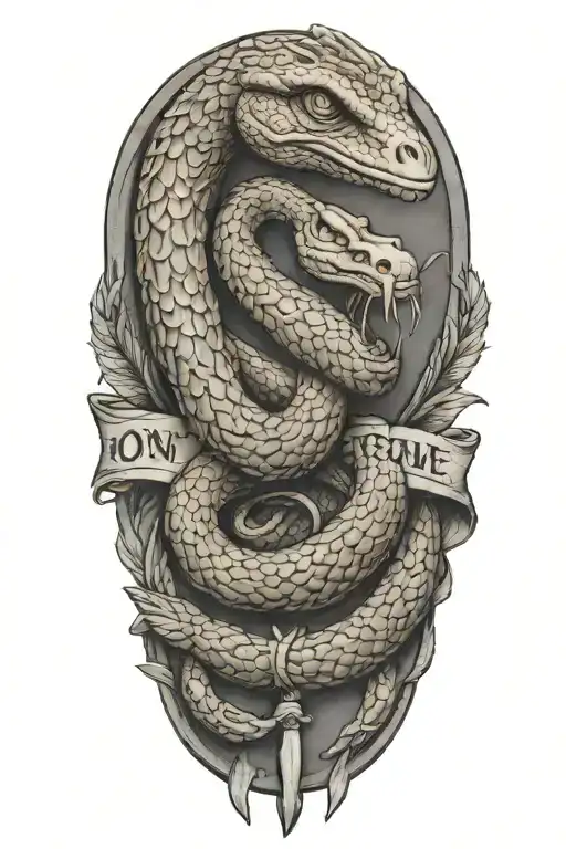 don't tread on me gadsden flag pistols crossing tattoo design idea