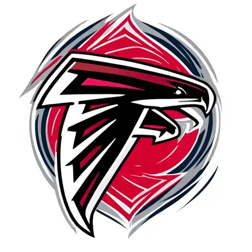 Atlanta falcons braves logo intertwined tattoo design idea