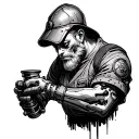 Machinist tattoo design idea