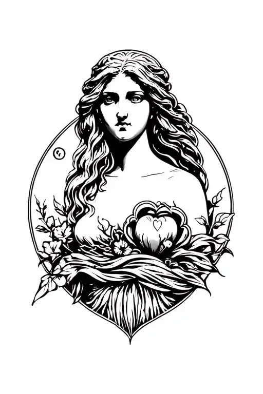 Aphrodite the goddess of love tattoo tattoo design idea