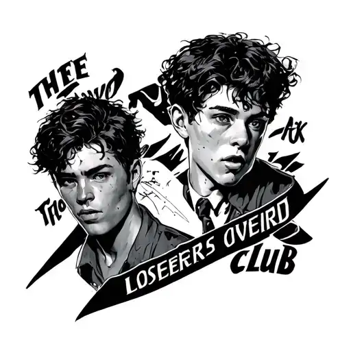 inspired on the losers club from IT 2017 tattoo design idea