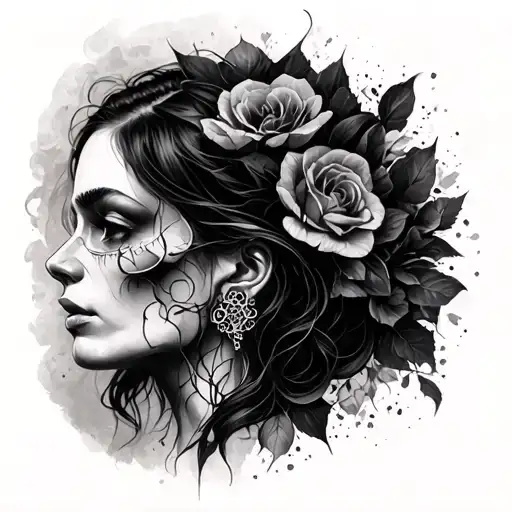 Dissociative Identity Disorder tattoo design idea