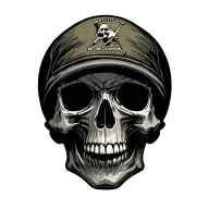 army death before dishonor army skull tattoo design idea