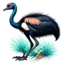emu tattoo design idea