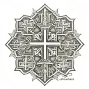 jerusalem cross tattoo tattoo design idea