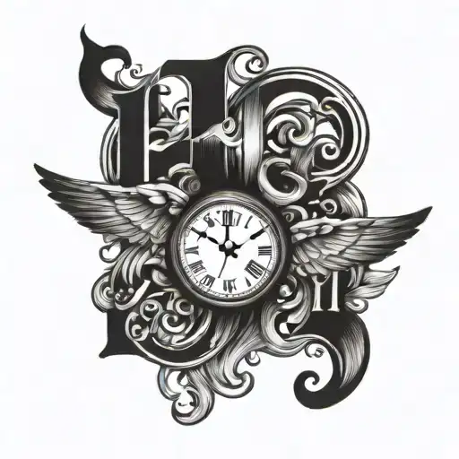 Incorporate the letters HH and the time 11:11. The meaning would be due to twin loss at miscarriage  tattoo design idea