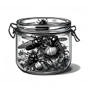 insects inside a jar tattoo design idea