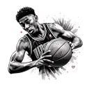 I love basketball, metal and rock music, coding and I love my gf whome I am with more than a decade since childhood tattoo design idea