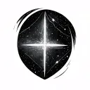 Southern Cross constellation rising tattoo design idea