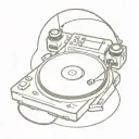 cdj cartoon style illustration tattoo design idea