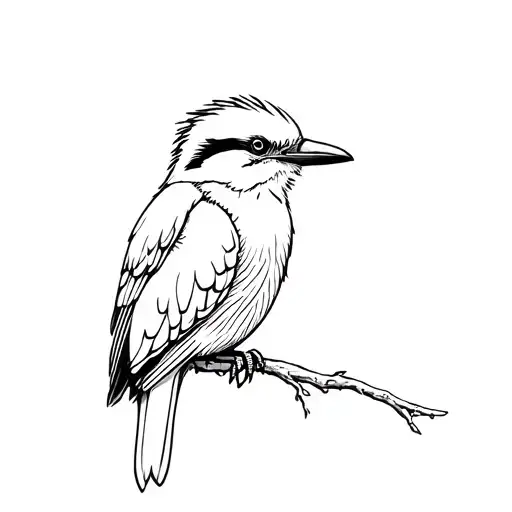 Kookaburra tattoo design idea