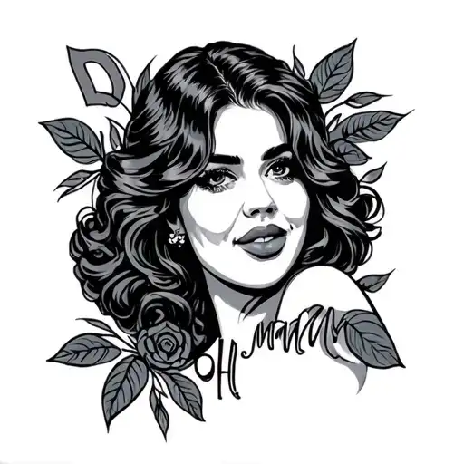 Oh mama tattoo design idea