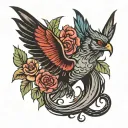 Morrigan tattoo design idea