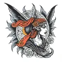 Morrigan tattoo design idea