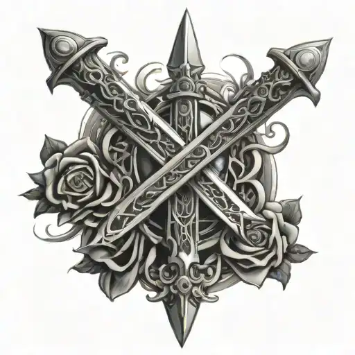 Gothic Sword tattoo design idea