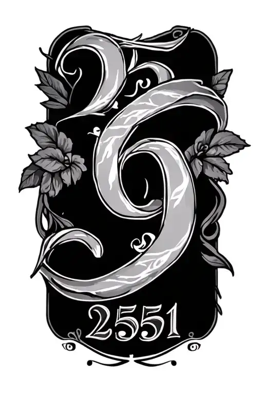 "2551" memorial tattoo for dad tattoo design idea