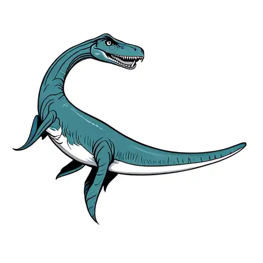 mosasaurus tattoo design idea