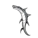mosasaurus tattoo design idea