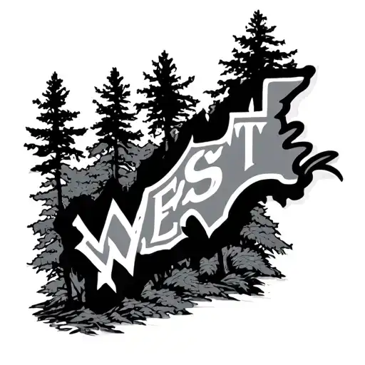West Virginia tattoo design idea