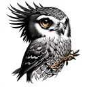 Hedwig tattoo design idea