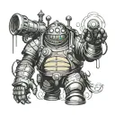 Bioshock Big Daddy tattoo design idea