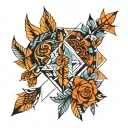 GEOMETRIC CONCEPT tattoo design idea