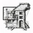 civil engineer tattoo design idea