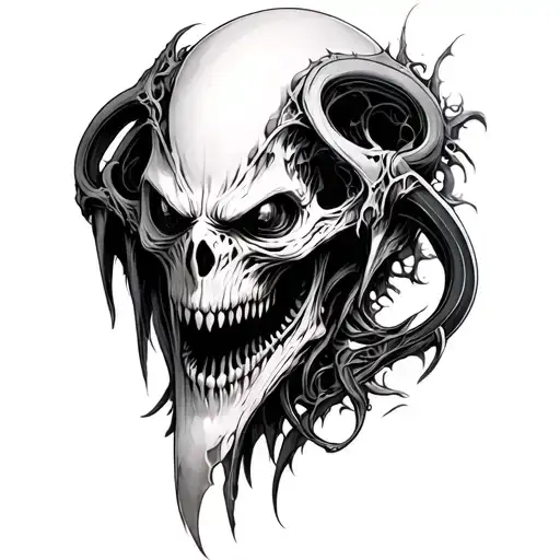 Giger tattoo design idea