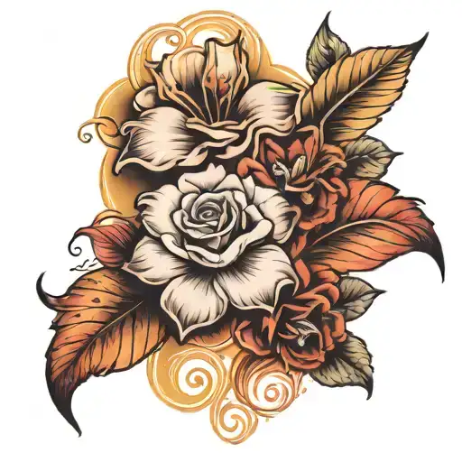 A tattoo that represents 2 miscarriages tattoo design idea