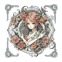 fear and madness tattoo design idea