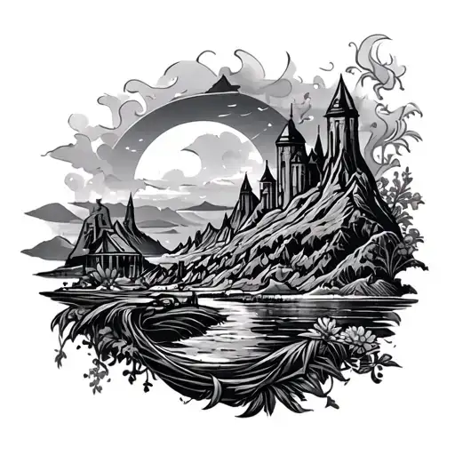 Tomorrowland tattoo design idea