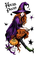 hocus pocus themed tattoo tattoo design idea