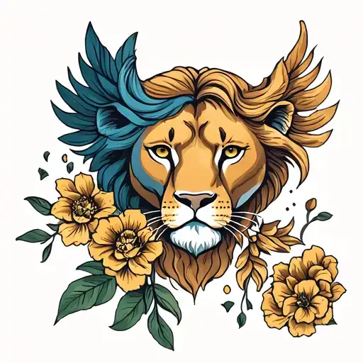 cusp of Leo and Virgo  tattoo design idea