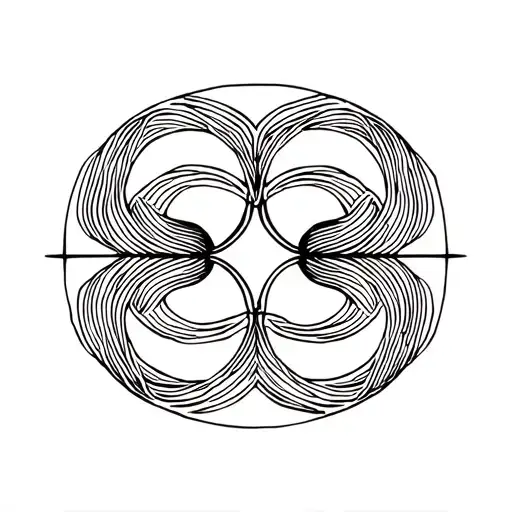 Gemini and Aquarius tattoo design idea