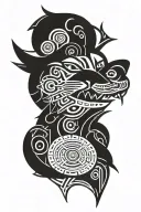 rj45 color code tattoo design idea