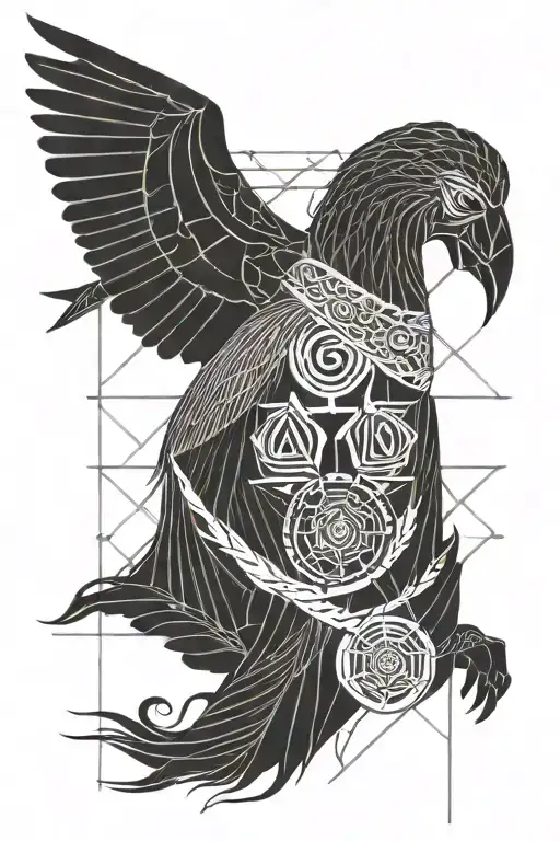 Isis godness tattoo design idea